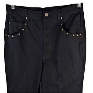 Roper Studded Western Pants Juniors High Rise Size 15 16 31x36 Made USA